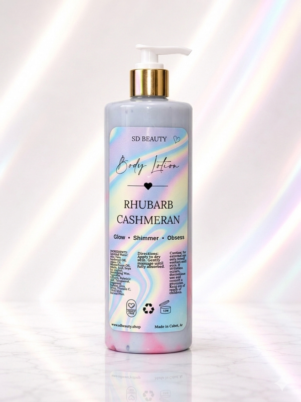 Rhubarb cashmeran body lotion , moisturizer SD Beauty