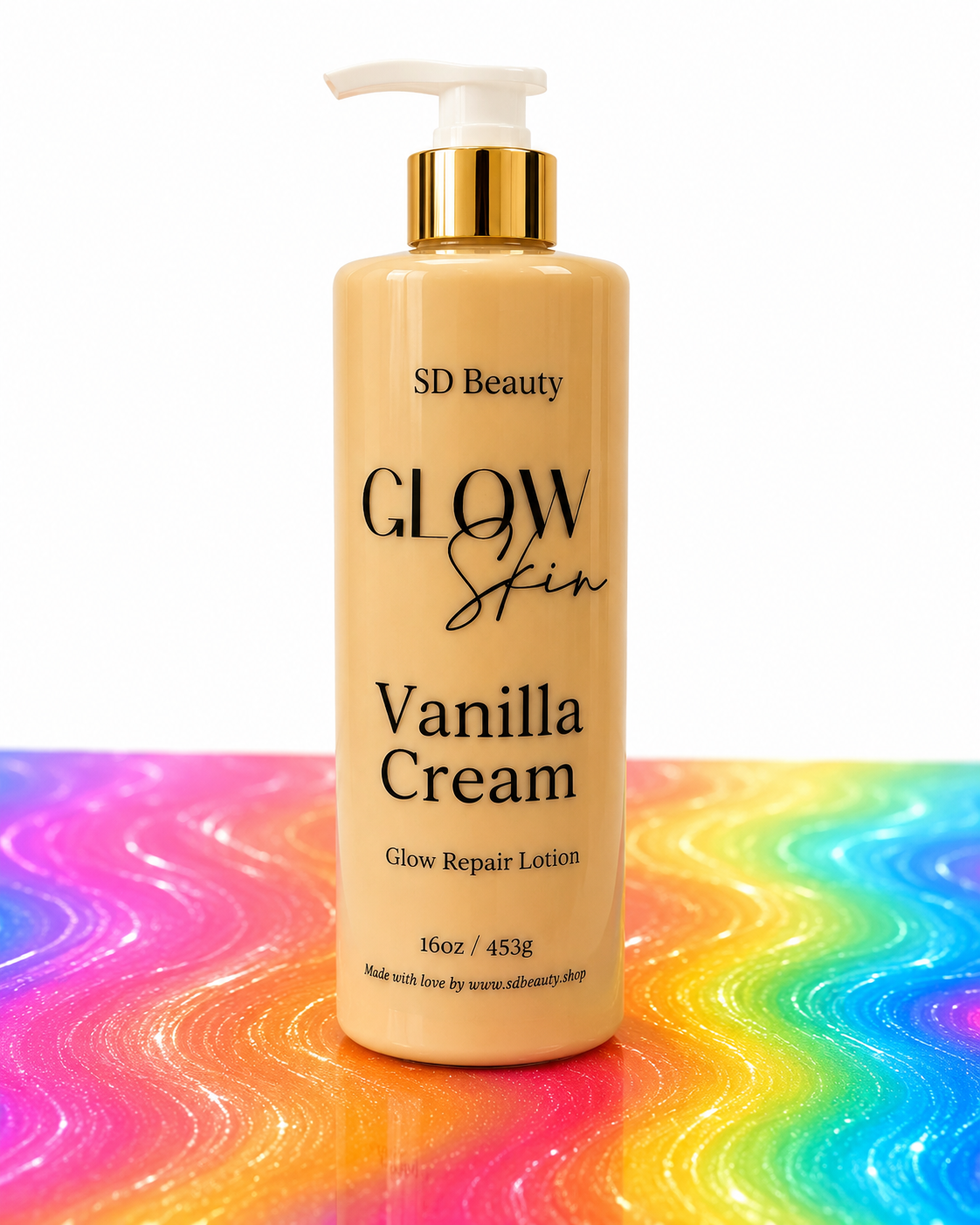 Vanilla Cream , shimmer lotion glow SD Beauty