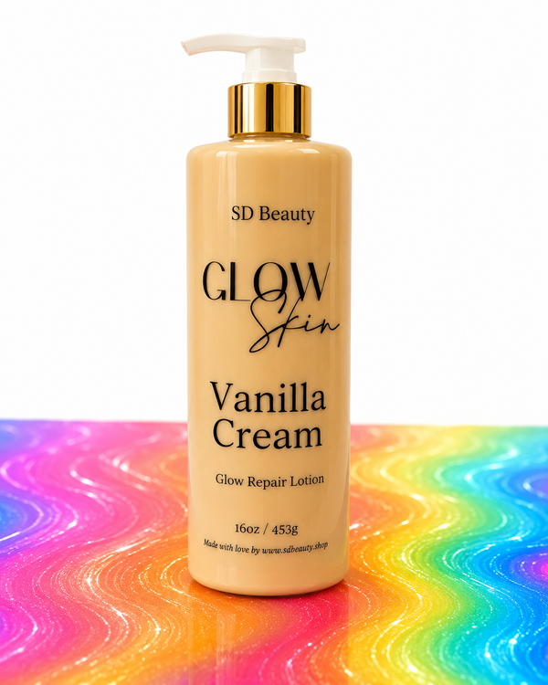 Vanilla Cream , shimmer lotion glow SD Beauty