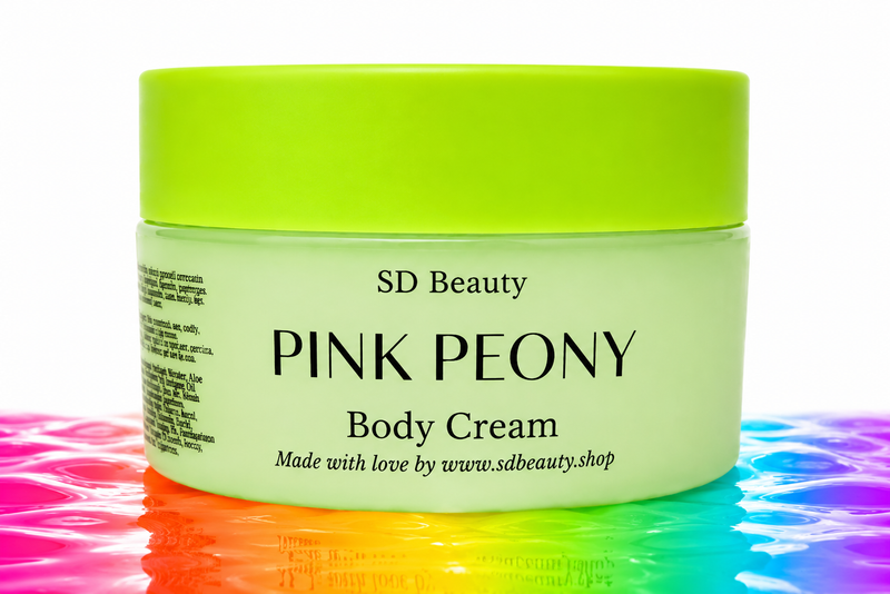 Pink peony, body cream SD Beauty