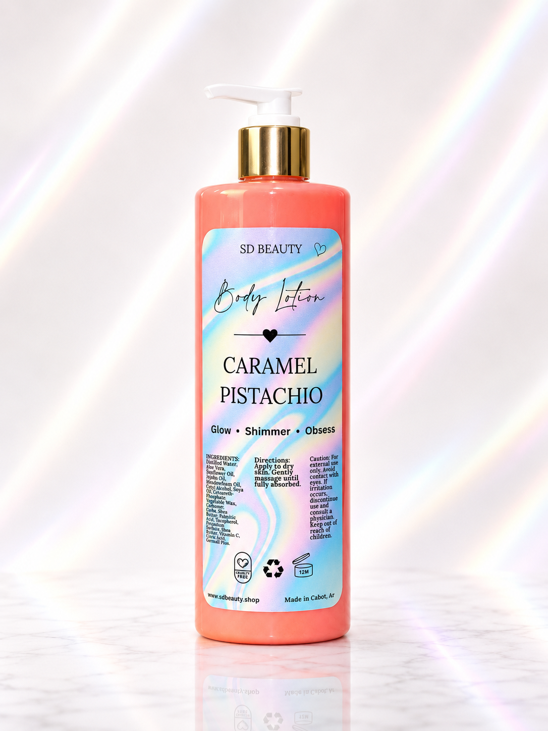 Caramel pistachio, lotion SD Beauty