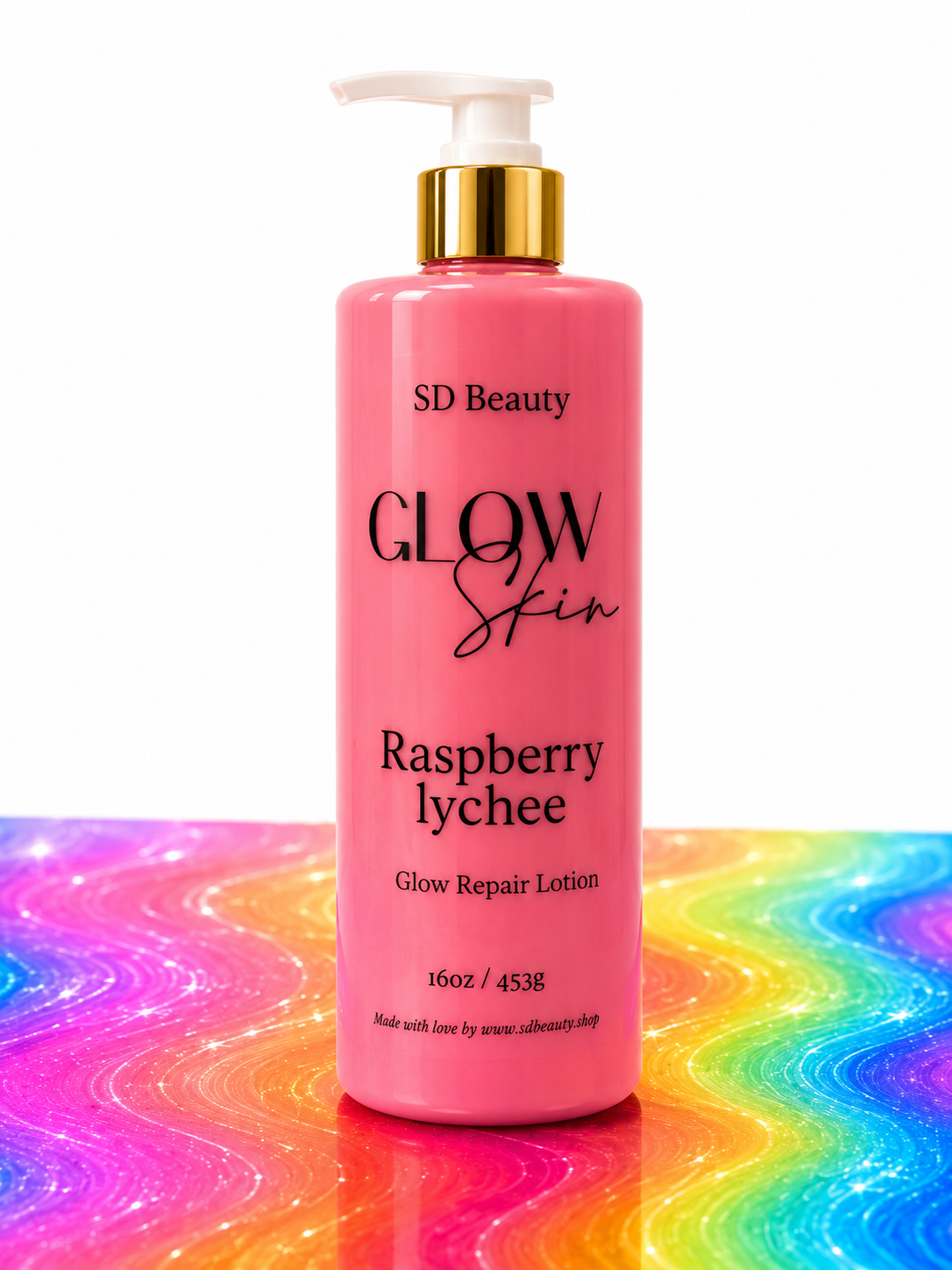 Raspberry lychee, Glow Repair Lotion SD Beauty