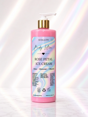 Rose petal ice cream, body lotion, moisturizer SD Beauty