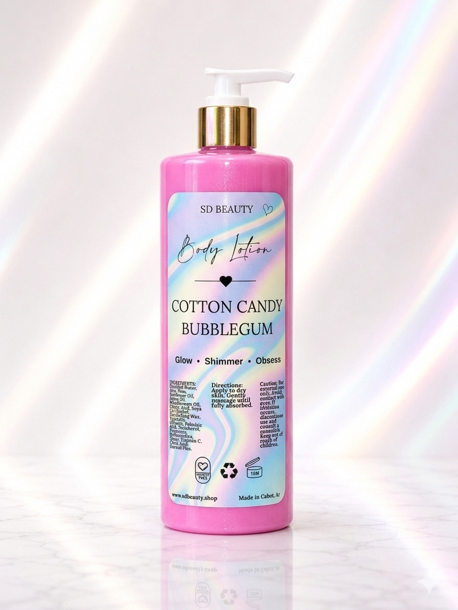 Cottoncandy- bubblegum, lotion SD Beauty