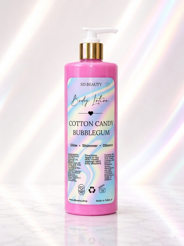 Cottoncandy- bubblegum, lotion SD Beauty