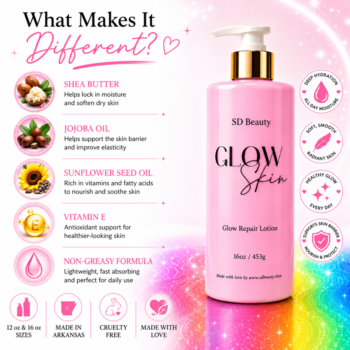 Sea Side Coconut – Glow repair Lotion SD Beauty