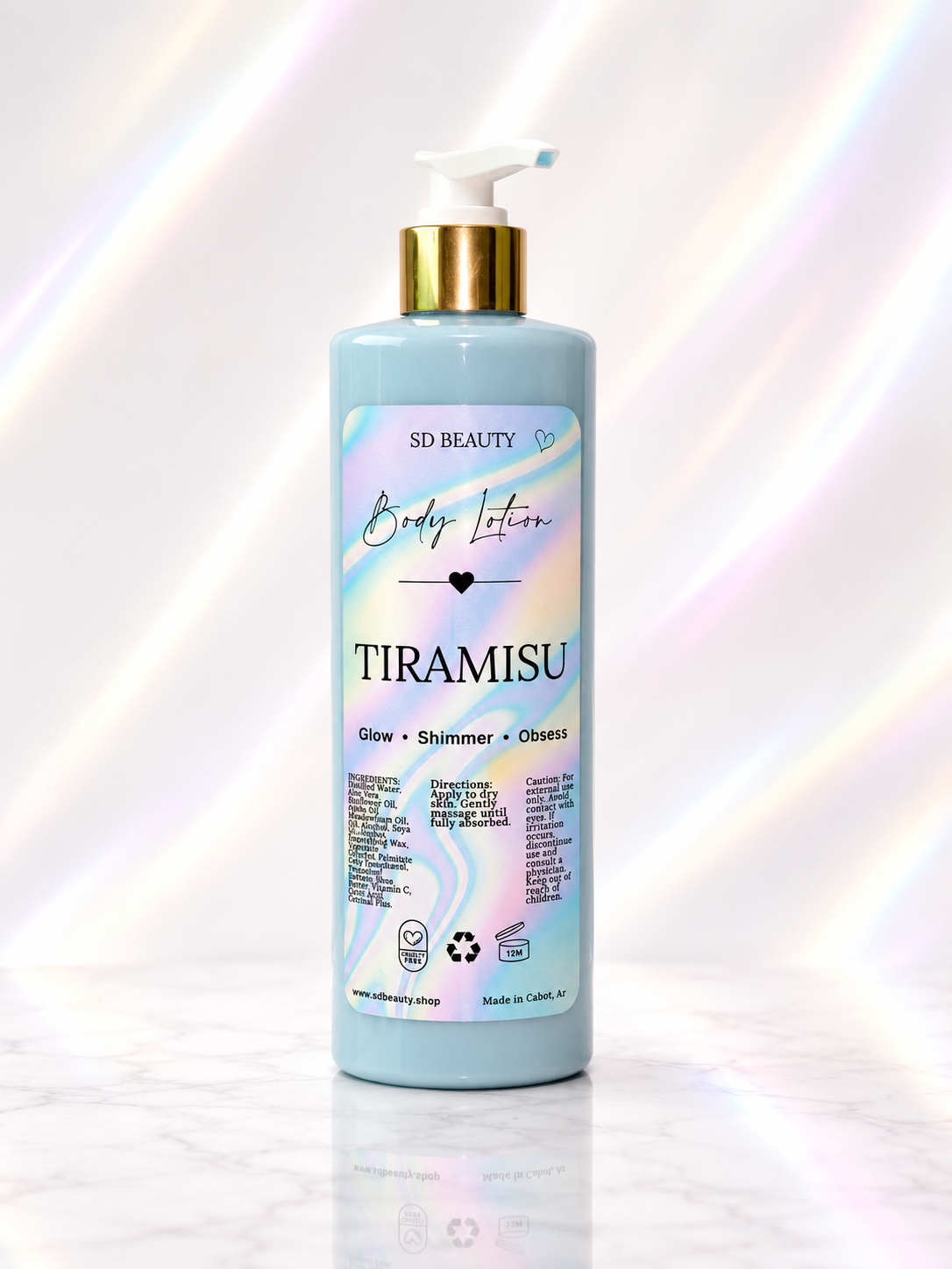 Tiramisu  – Shimmer Repair Lotion SD Beauty
