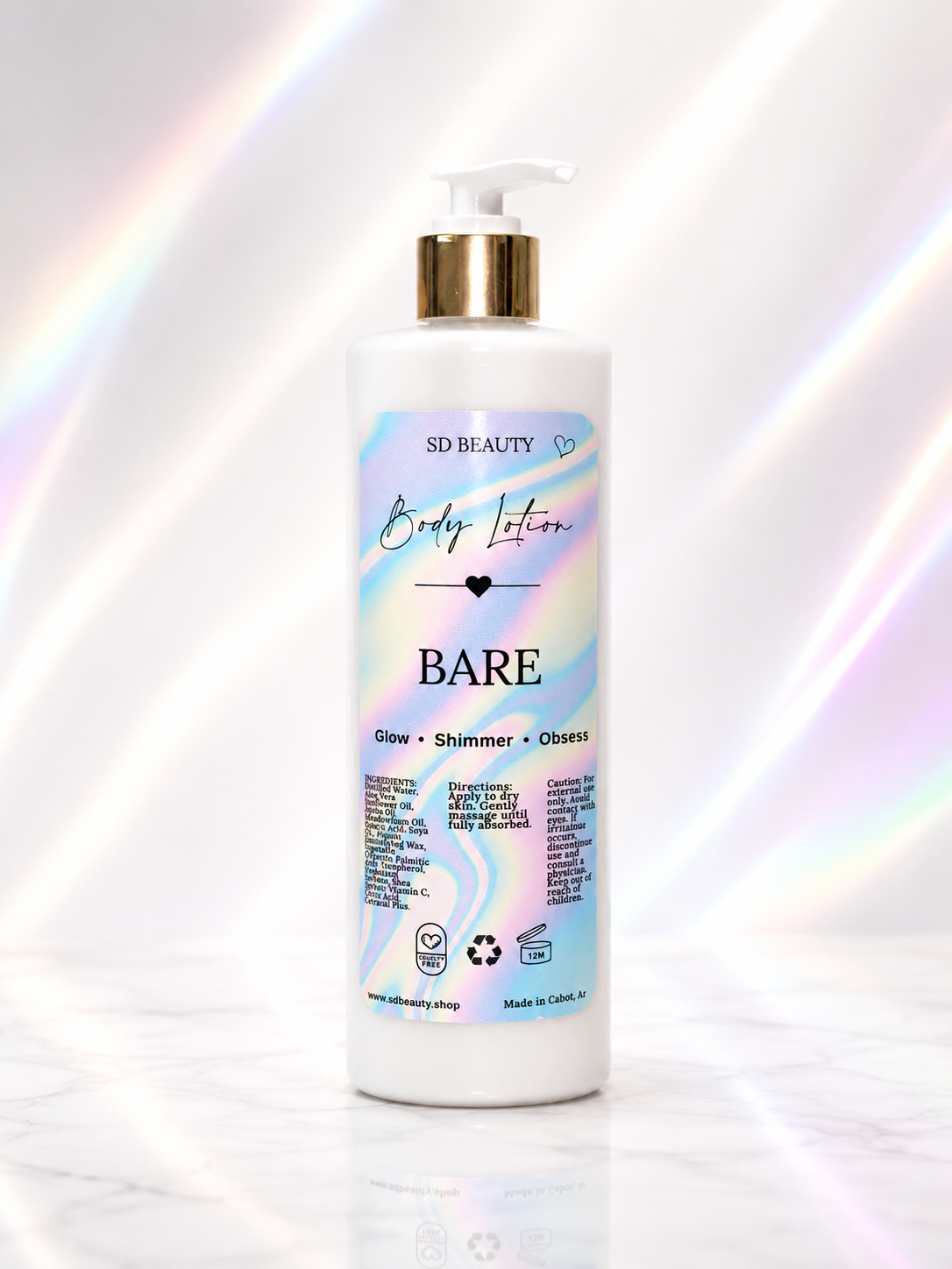 Bare | Unscented Sensitive Skin Lotion SD Beauty
