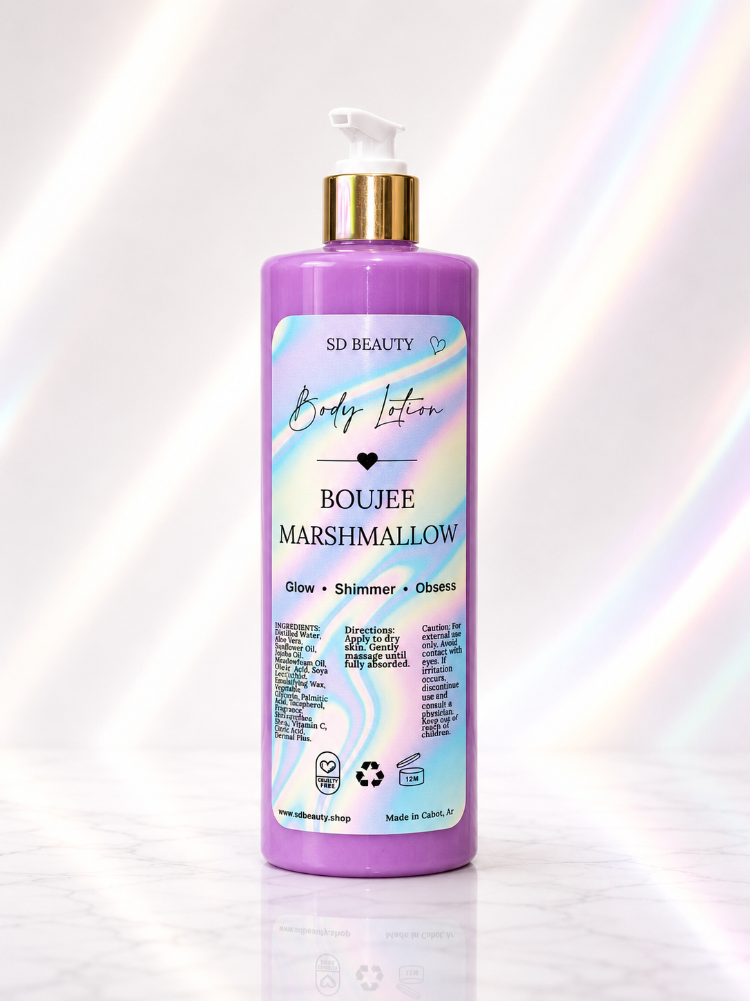 Boujee Marshmallow Glow Repair  Lotion SD Beauty